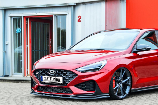 Cup Frontspoilerlippe für Hyundai I30 N Fastback + N-Line Facelift Carbon Optik