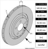 EBC Turbo Groove Disc Sportbremsscheiben Vorderachse