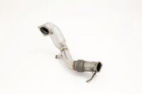 90MM DOWNPIPE MIT 200 ZELLEN HJS SPORT-KAT. EDELSTAHL