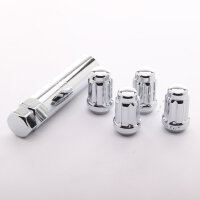 Anti-theft lug nuts JR ATN1 - 12x1,5 Chrome