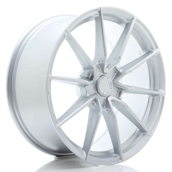 JR Wheels SL02 19x8 ET20-40 5H BLANK Matt Silver