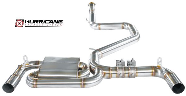 Hurricane 3,5" Abgasanlage für Hyundai i30 N OPF Hatchback, Performance OPF, Project C OPF 250-275PS