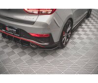 Street Pro Heck Ansatz Flaps Diffusor für Hyundai I30 N Hatchback Mk3 Facelift Schwarz