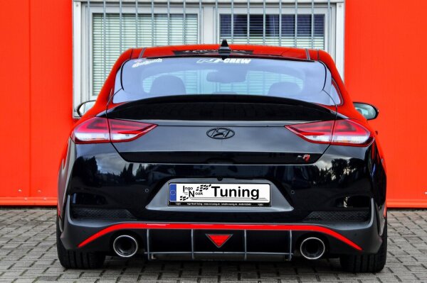 Racing Heckansatz für Hyundai I30N Fastback Facelift Unlackiert